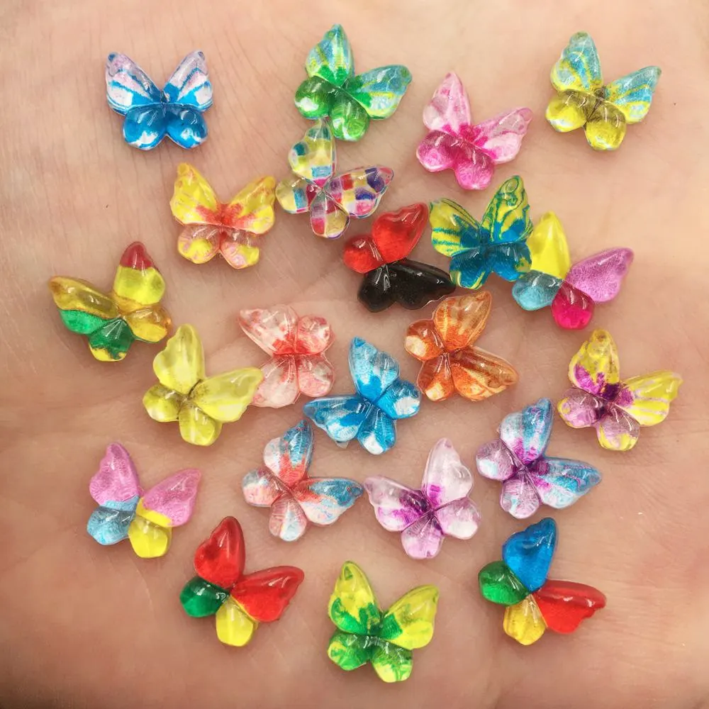Nail Art Glossy - Résine paillettes colorées 10mm Kawaii Mini