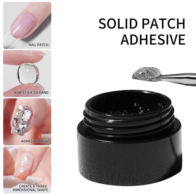 Nail Gel Polish Set - 3 pièces/ensemble solide ongles conseils Gel