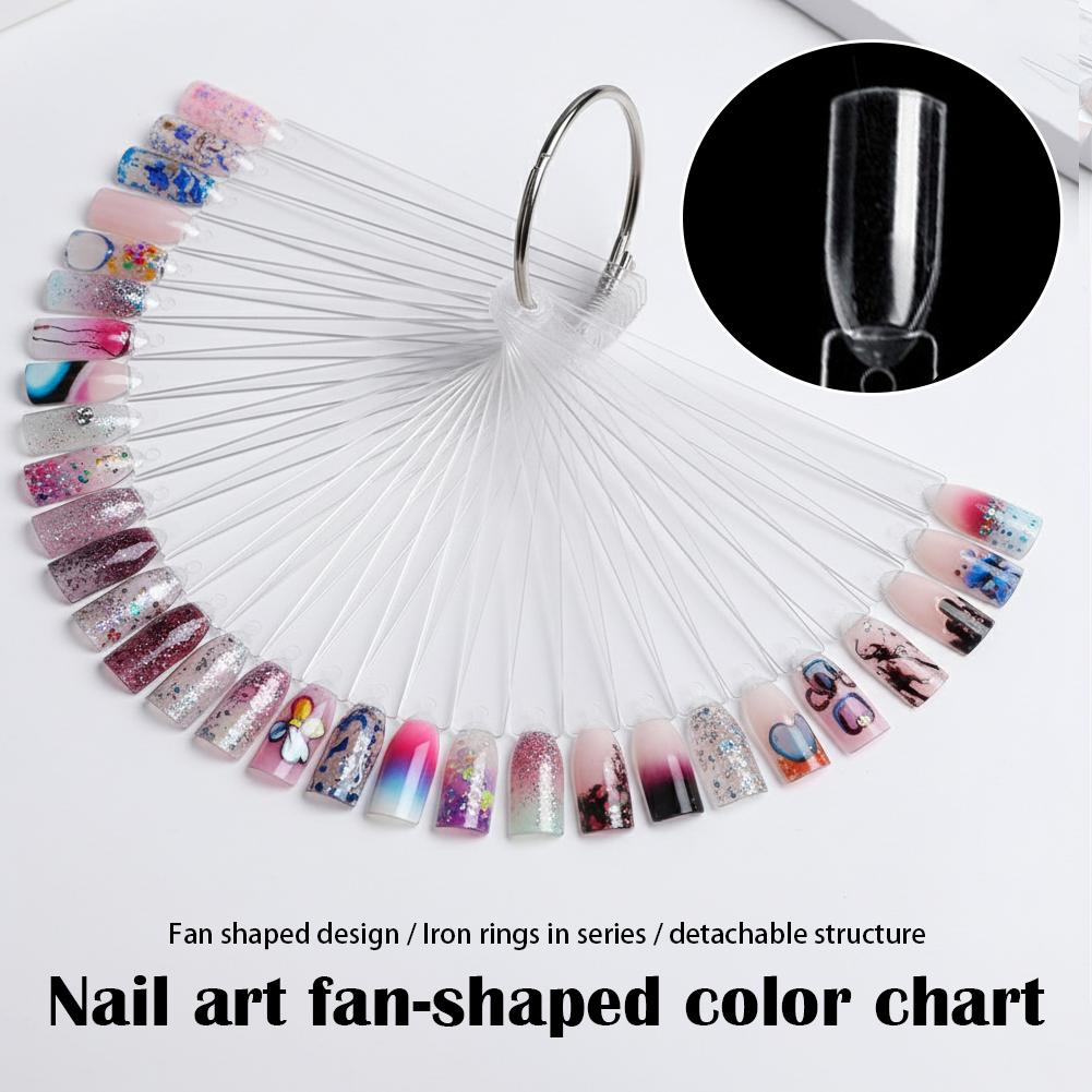 Nail Art Viral - 50 Nuanciers transparents pour vernis à