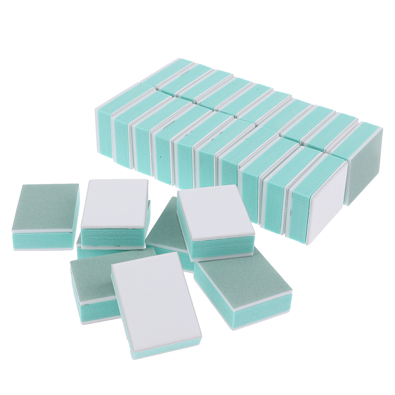 Nail Art Glossy - 50 pièces/lot Mini tampon à ongles