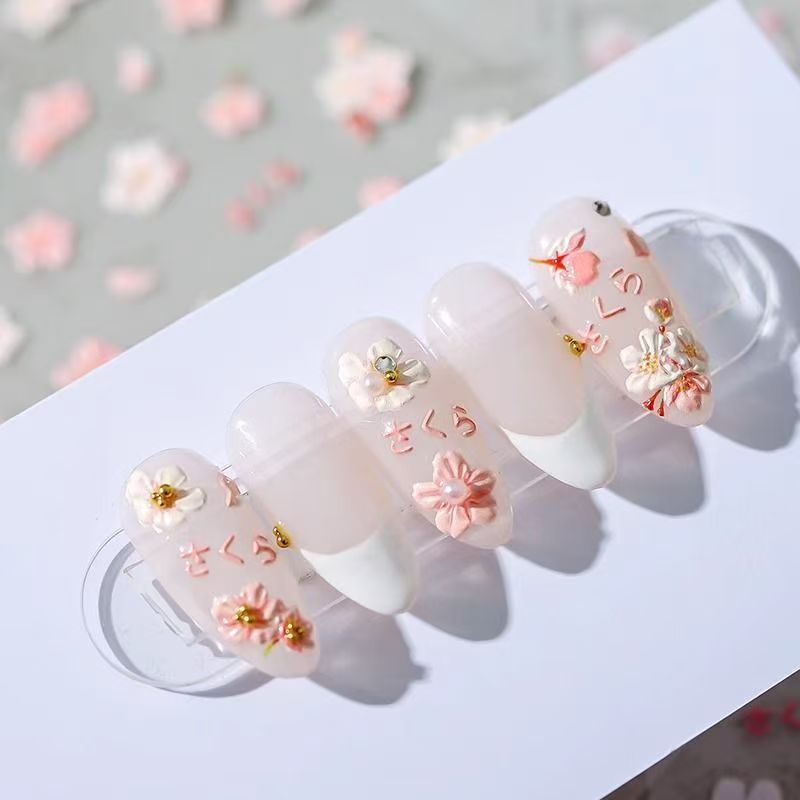 Nail Art Viral - Autocollants pour ongles motif abeille florale