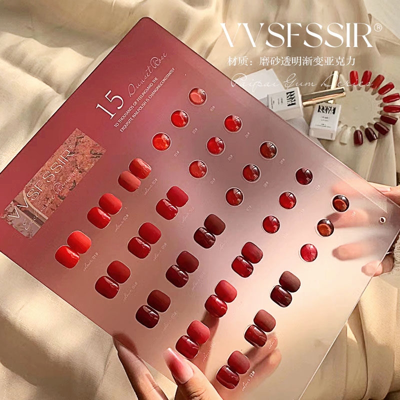Nail Art Red Cherry - VVSFSSIR Nail – Kit de vernis