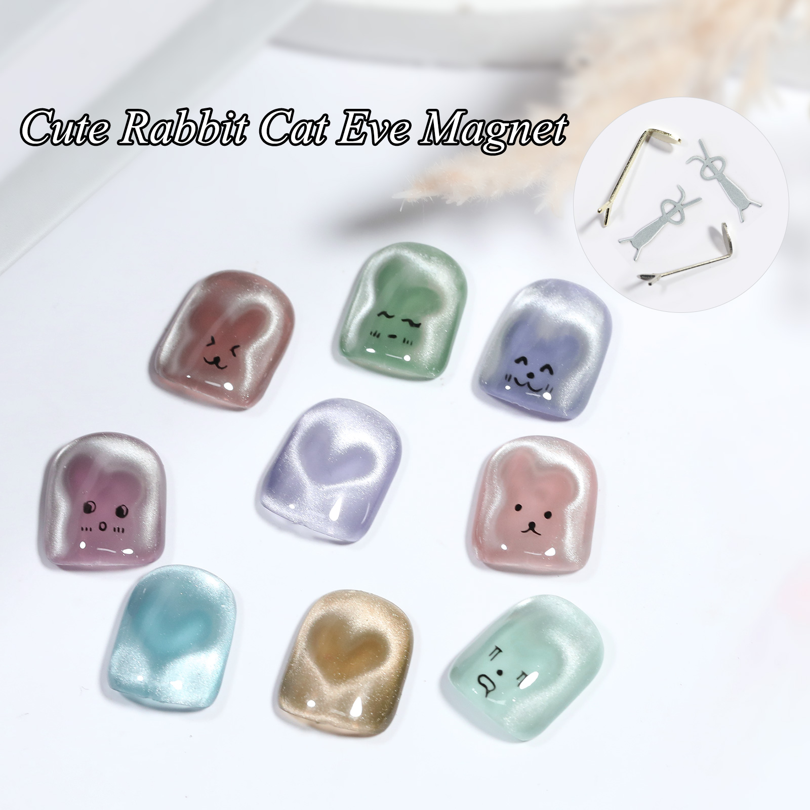Lot de 1/4 aimants en forme de - Nail Gel Polish Set avis et prix