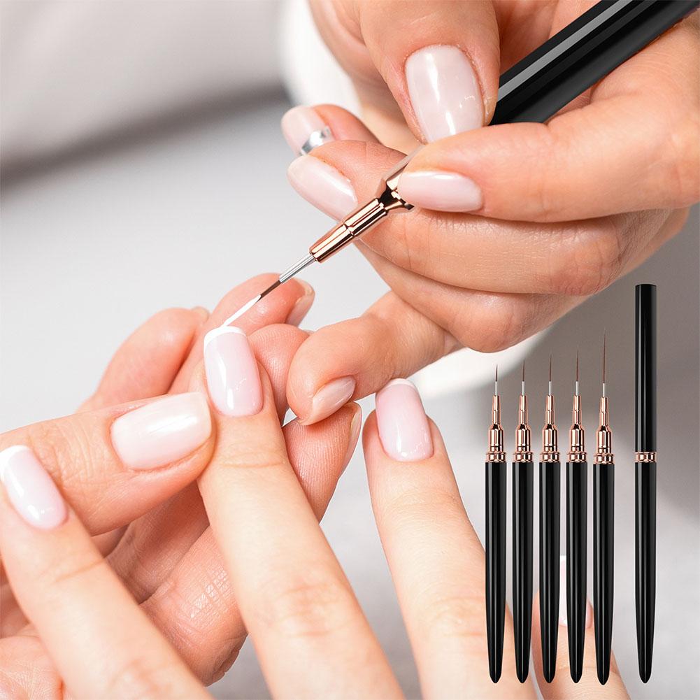 Lot de 5 pinceaux liner pour n - Nail Gel Polish Set avis et prix