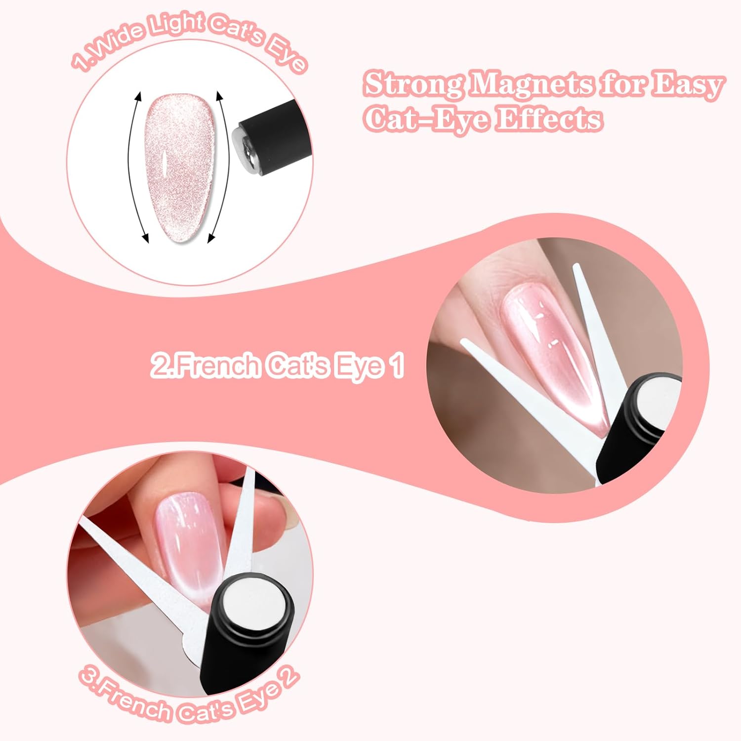 Aimant pour ongles 3D œil de c - Nail Gel Polish Set avis et prix