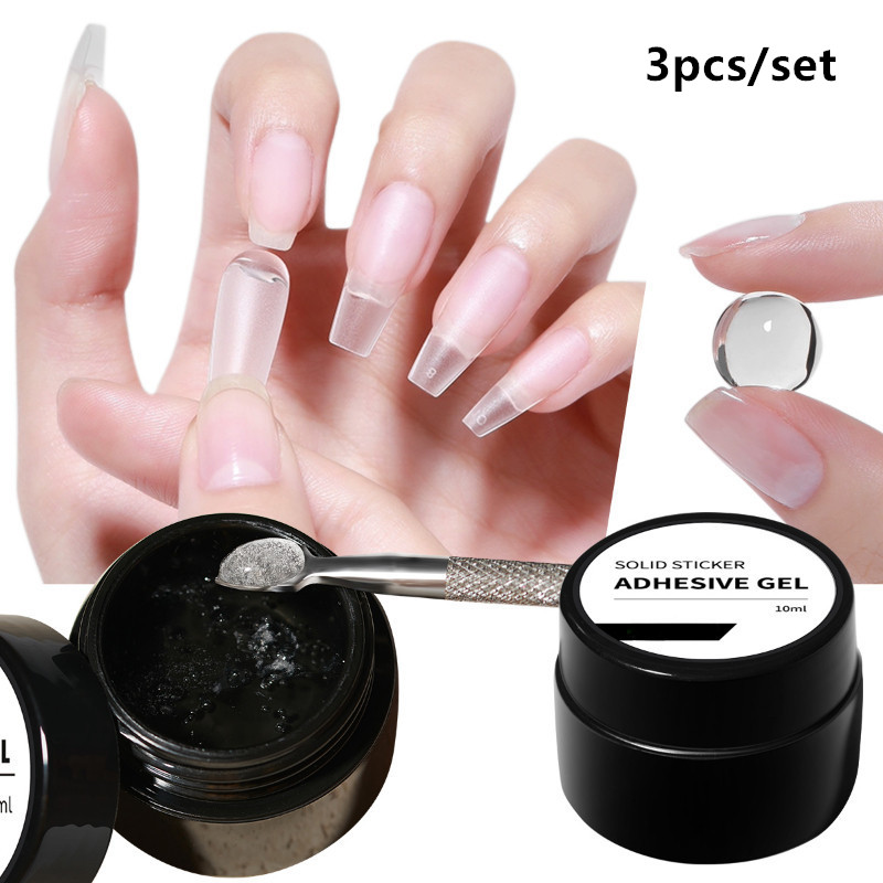 3 pièces/ensemble solide ongle - Nail Gel Polish Set avis et prix