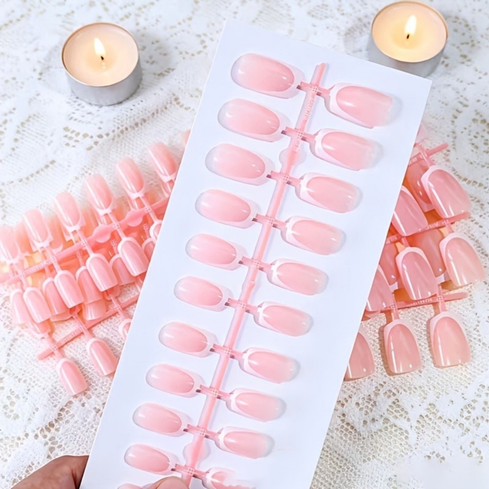 120 faux ongles carrés courts  - Nail Art Glossy avis et prix