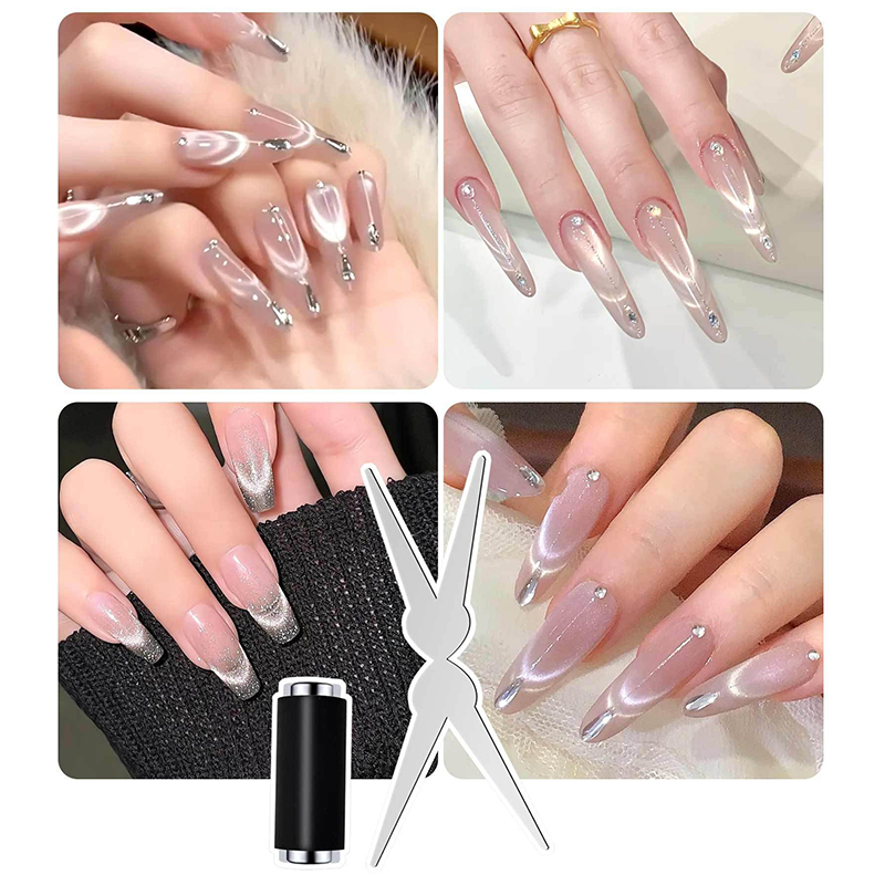 Aimant pour ongles œil de chat - Nail Gel Polish Set avis et prix