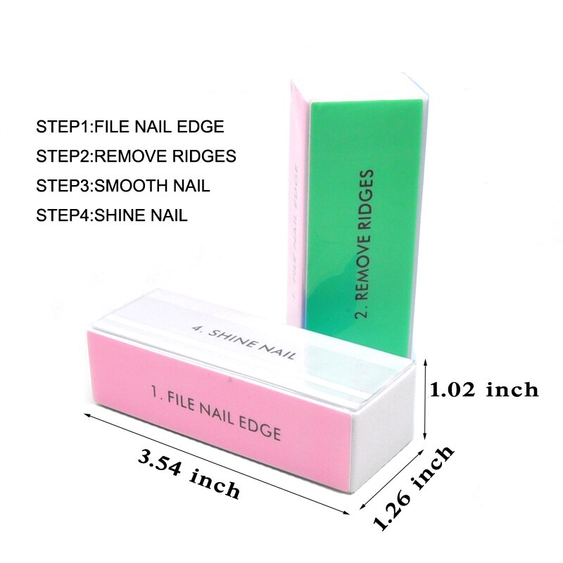 Bloc de polissage coloré à 4 v - Nail Art Glossy avis et prix