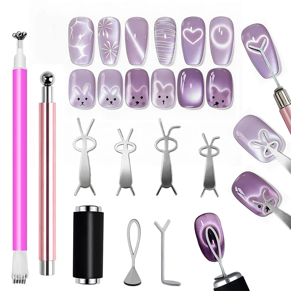 Lot de 10 Aimants Effet Œil de - Nail Gel Polish Set avis et prix