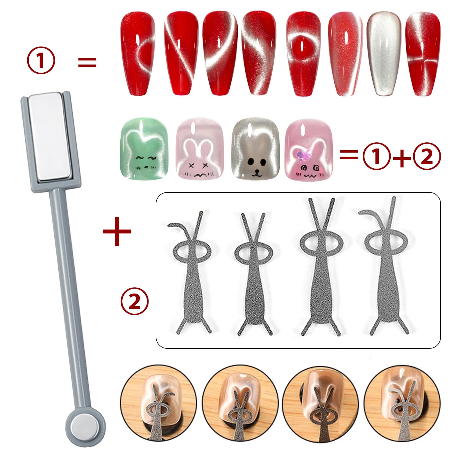 Ensemble de 11 aimants pour na - Nail Gel Polish Set avis et prix