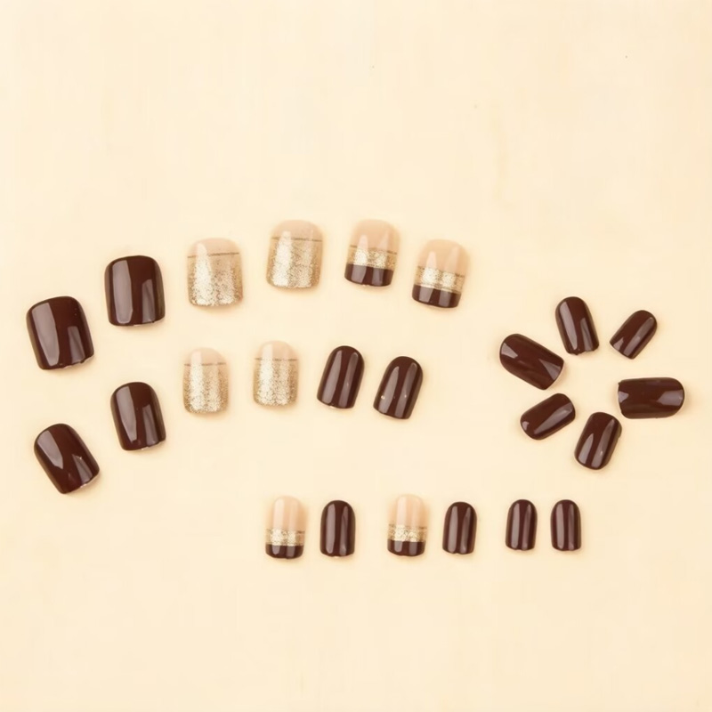 Faux ongles carrés courts pour - Nail Art Glossy avis et prix