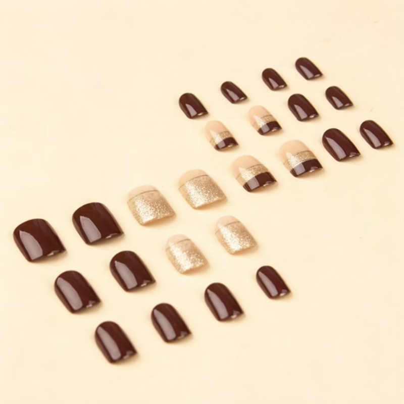 Faux ongles carrés courts pour - Nail Art Glossy avis et prix