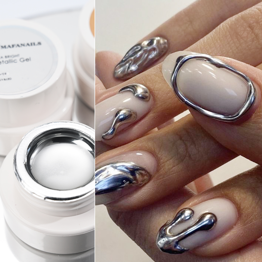 Vernis à ongles gel métallique - Nail Art Glossy avis et prix