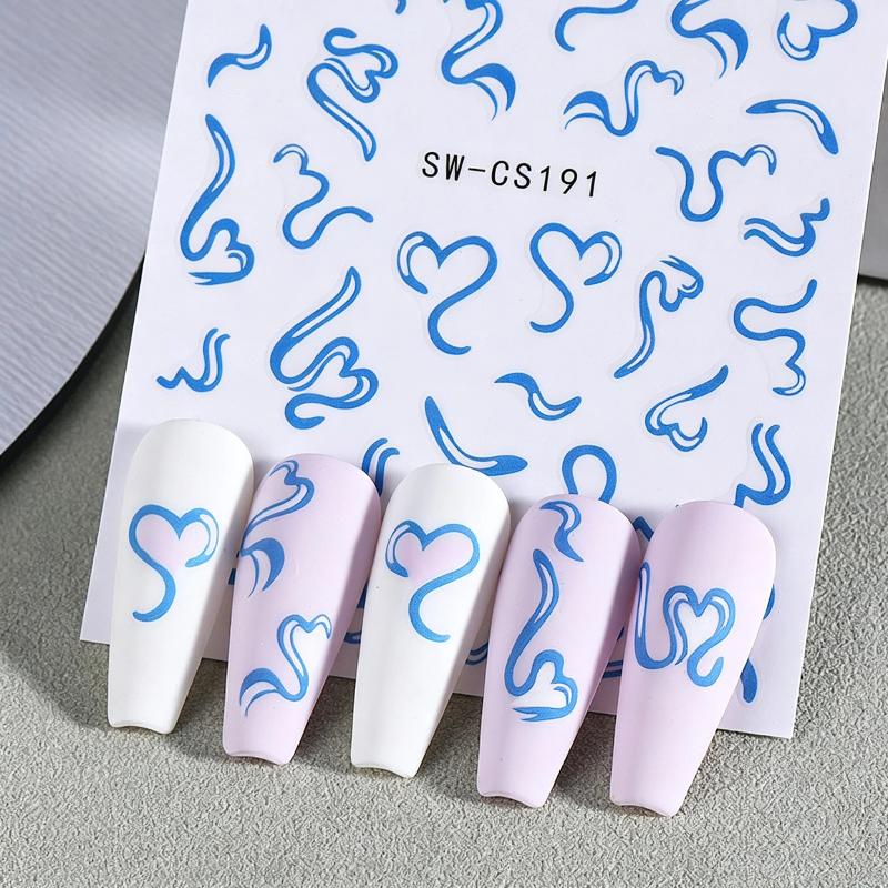 2 feuilles d'autocollants pour - Nail Art Valentine avis et prix