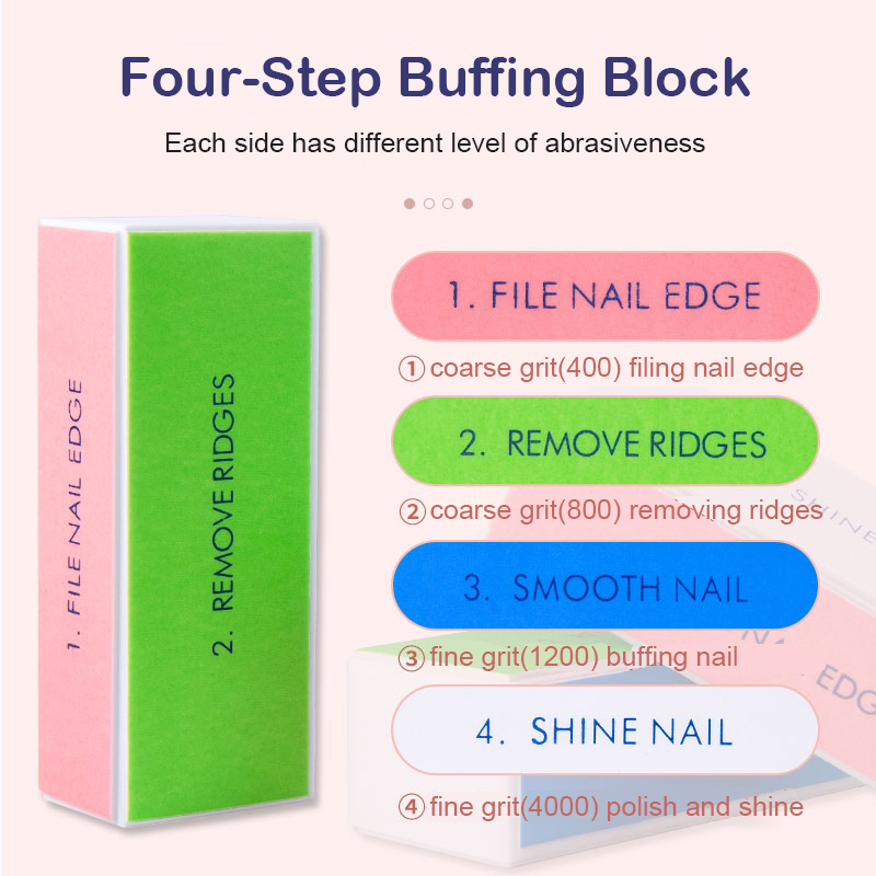 5/10 pièces bloc tampon à ongl - Nail Art Glossy avis et prix