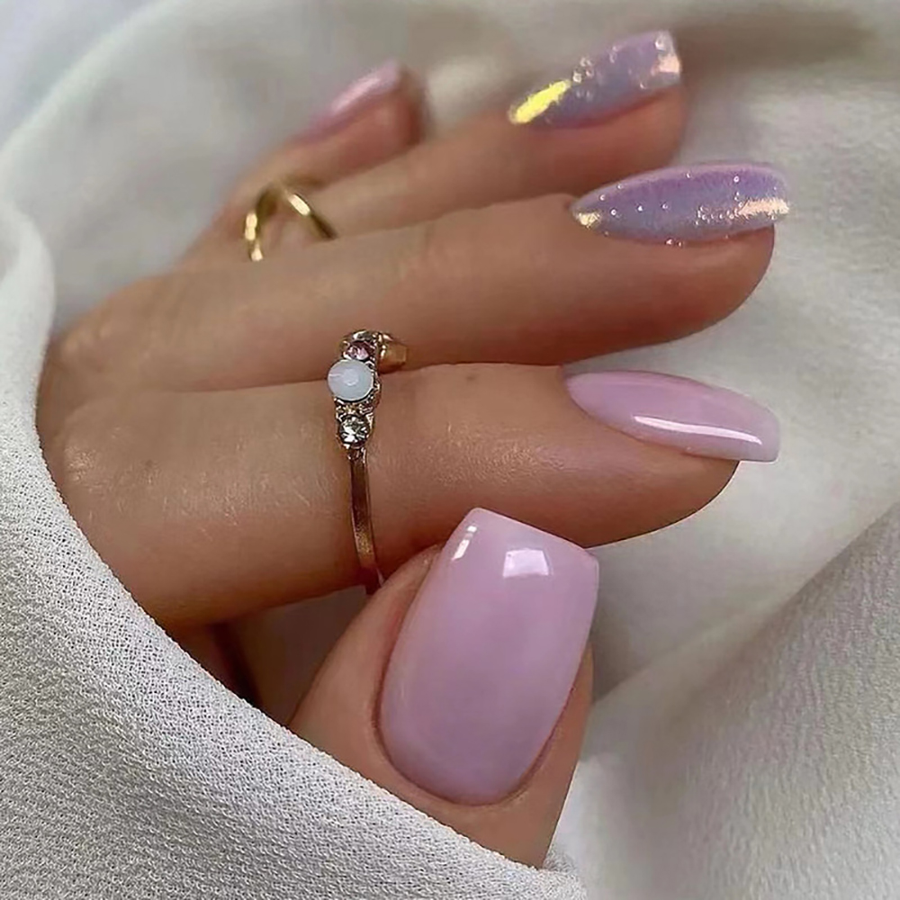 Faux ongles courts pour femmes - Nail Art Glossy avis et prix